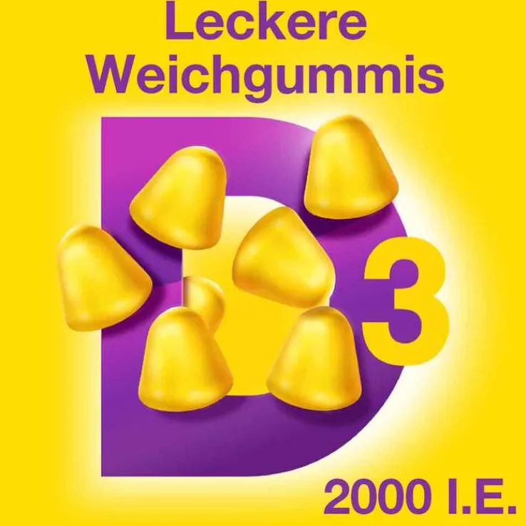 Vigantolvit 2000 I.E. Vitamin D3 Weichgummis, 60 St