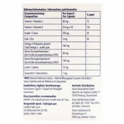 Vitalux Plus Lutein und Omega 3 Kapseln, 84 St