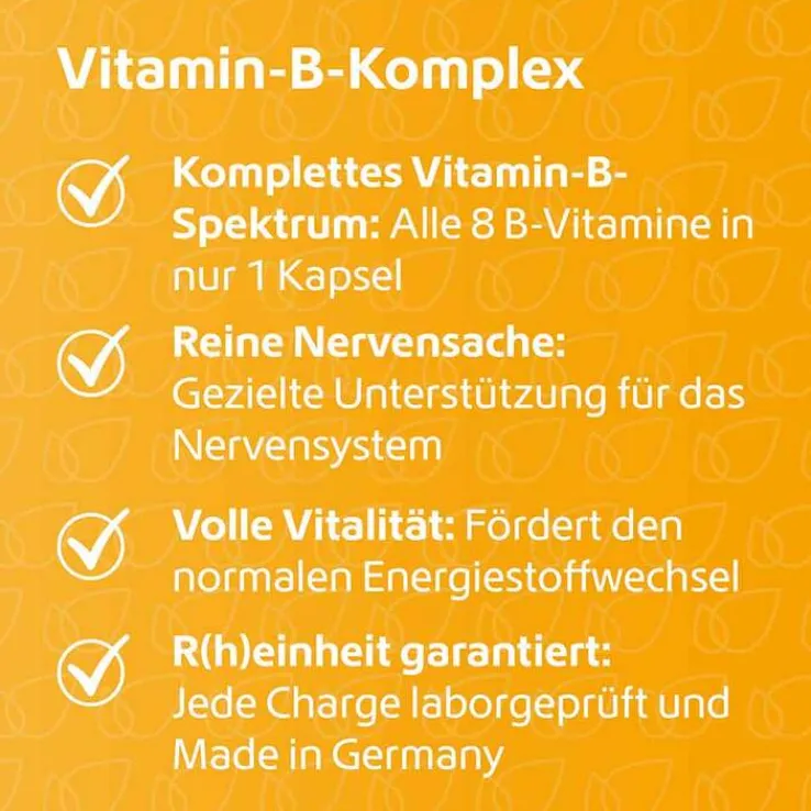 Vitamin B Komplex Kapseln, 120 St