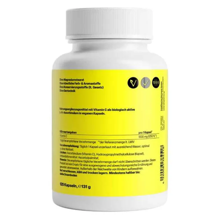 Vitamin C 1000 mg Zeinpharma Kapseln, 120 St