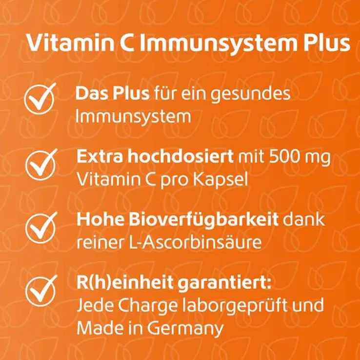 Vitamin C Immunsystem Plus Kapseln, 120 St