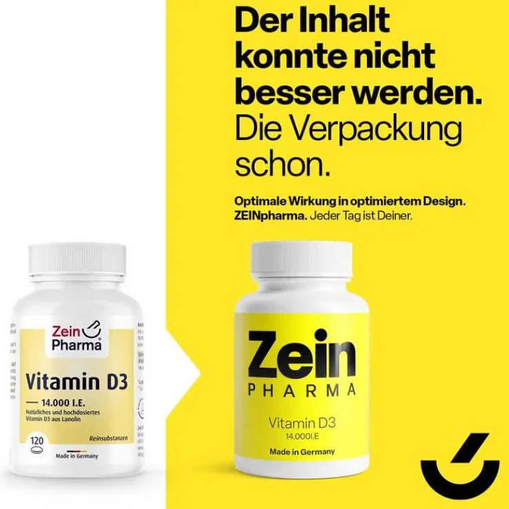 Vitamin D3 14.000 I.E. Softgel-Kapseln Zeinpharma, 120 St
