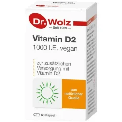 Vitamin D2 1000 I.E. vegan Kapseln, 60 St