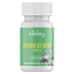 Vitamin D3 Depot 10.000 I.E. Cholecalciferol Tabletten , 120 St