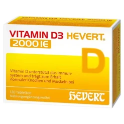 Vitamin D3 Hevert 2.000 I.E. Tabletten, 120 St