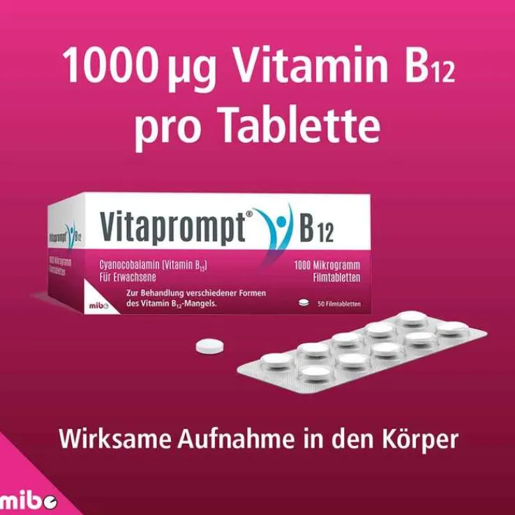 VITAprompt® B12 1000 Mikrogramm Filmtabletten, 50 St