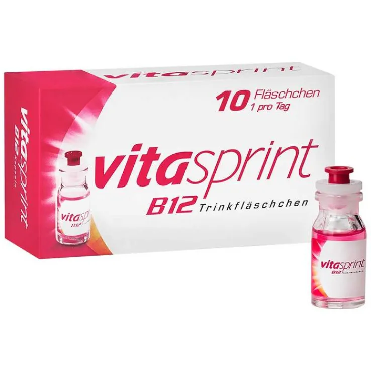 vitasprint B12 Trinkfläschchen mit Vitamin B12 für mehr Energie, 10 St