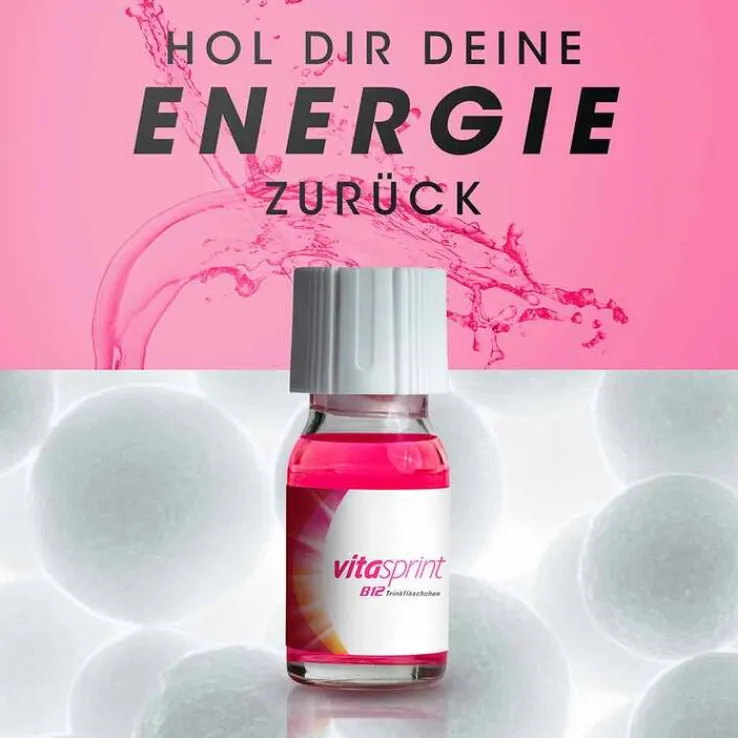 vitasprint B12 Trinkfläschchen mit Vitamin B12 für mehr Energie, 30 St