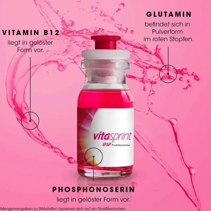 vitasprint B12 Trinkfläschchen mit Vitamin B12 für mehr Energie, 30 St