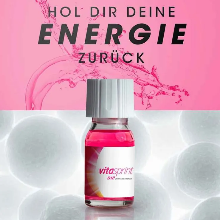 vitasprint B12 Trinkfläschchen mit Vitamin B12 für mehr Energie, 34 St