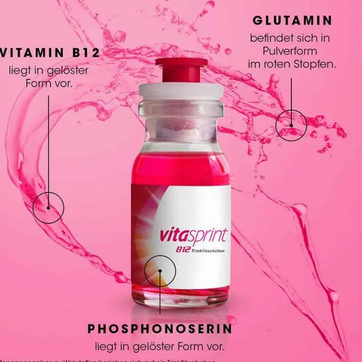 vitasprint B12 Trinkfläschchen mit Vitamin B12 für mehr Energie, 34 St