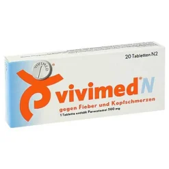 vivimed N gegen Fieber und Kopfschmerzen, 20 St