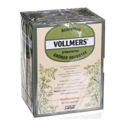 Vollmers präparierter grüner Hafertee Filterbeutel, 40 St