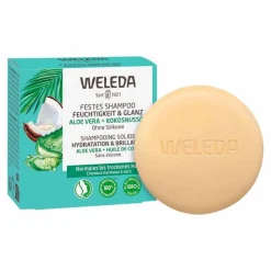 Weleda festes Shampoo Feuchtigkeit & Glanz, 50 g