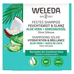 Weleda festes Shampoo Feuchtigkeit & Glanz, 50 g