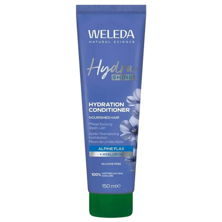 Weleda Hydra Shine Pflegespülung Alpen-Lein, 150 ml