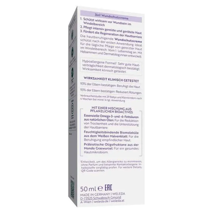 Weleda 3in1 Wundschutzcreme weiße Malve, 50 ml