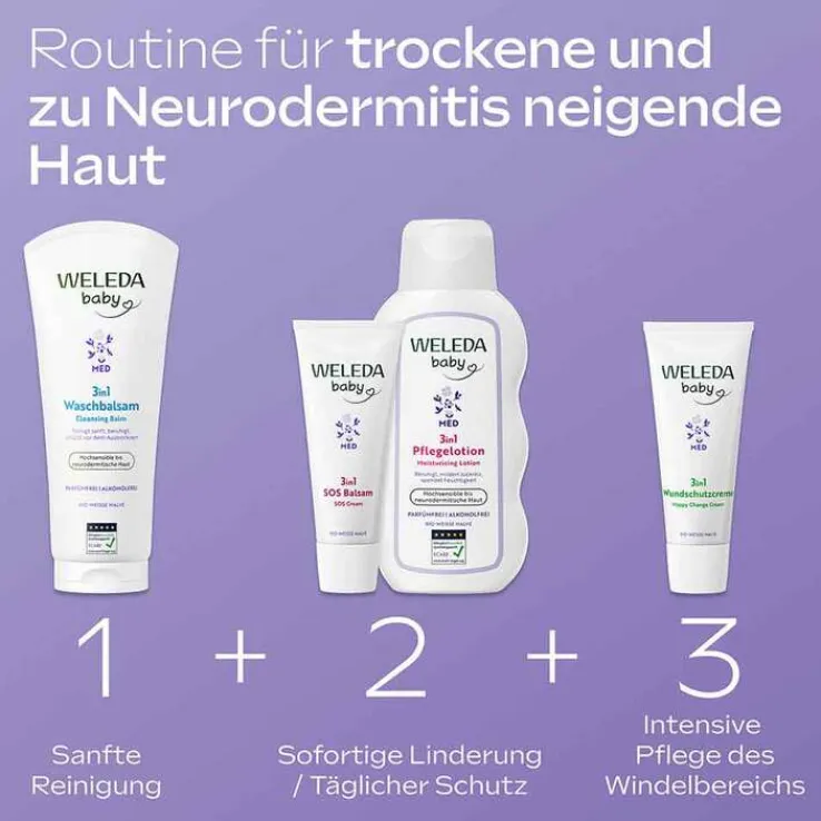 Weleda 3in1 Wundschutzcreme weiße Malve, 50 ml