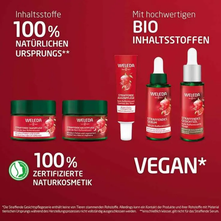 Weleda straffende Tagespflege Granatapfel & Maca, 40 ml