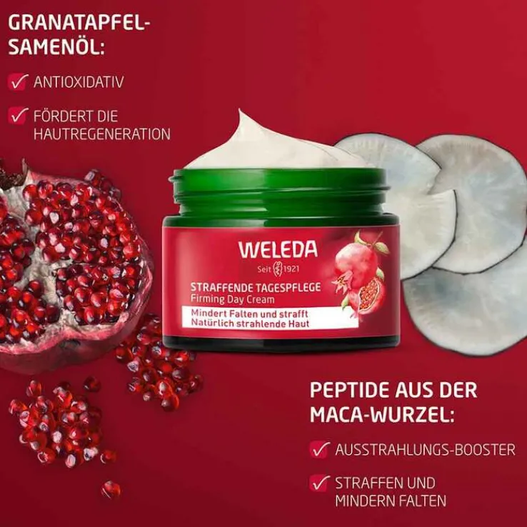 Weleda straffende Tagespflege Granatapfel & Maca, 40 ml