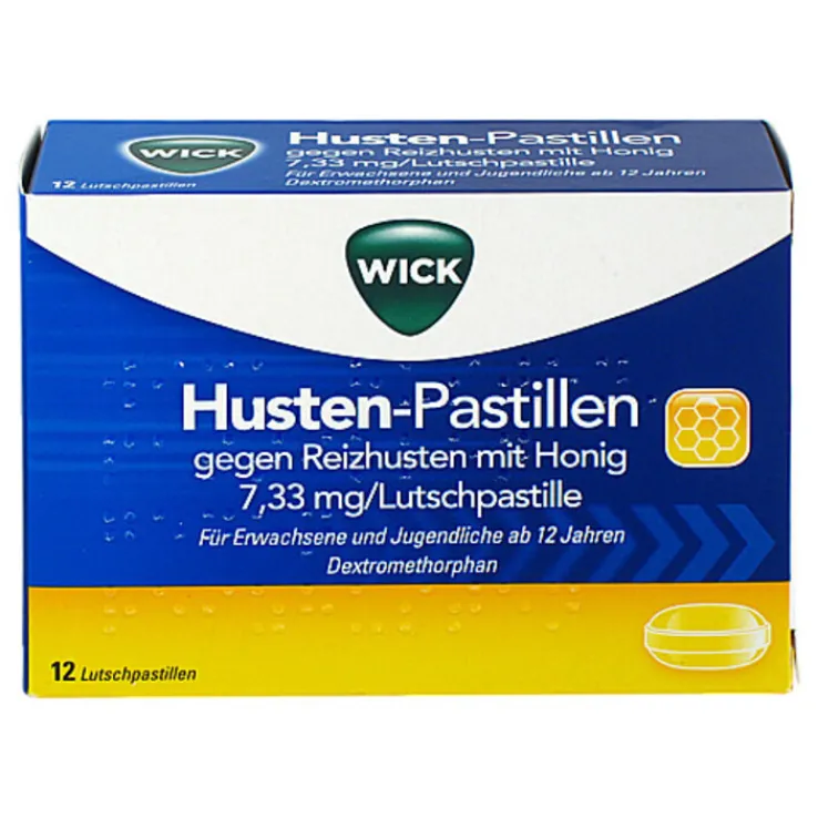 WICK Husten Pastillen gegen Reizhusten, 12 St