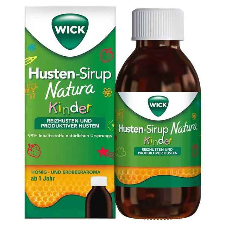 WICK Husten-Sirup Natura Kinder, 140 ml