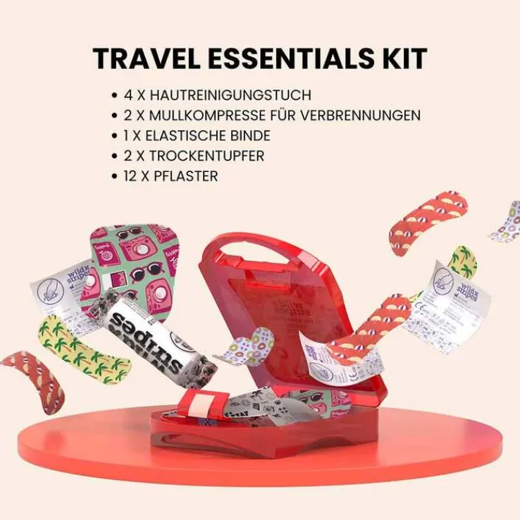 Wild Stripes Travel Essentials First Aid Kit, 21 St