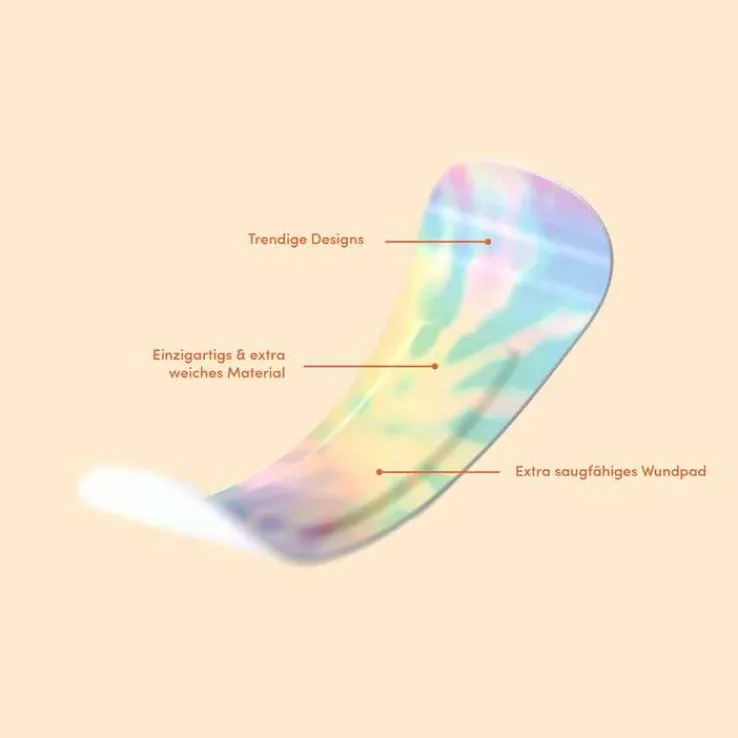 Wild Stripes waterproof secure Rainbow Int Pflaster , 20 St