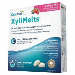 Xylimelts Hafttabletten Beeren-Mix Oracoat, 40 St