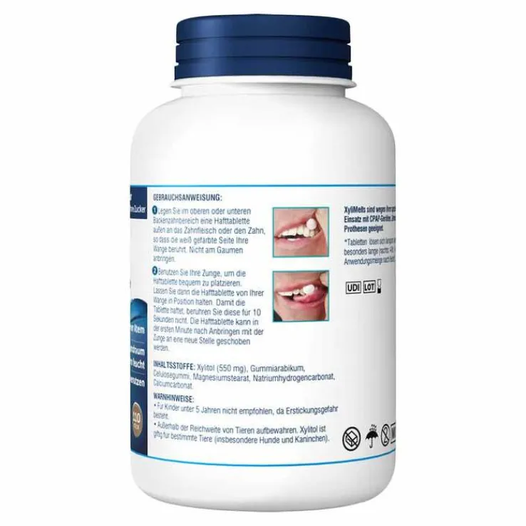 Xylimelts Hafttabletten ohne Minze Oracoat, 110 St