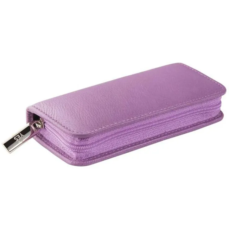 Yes Manicure-Etui Leder 5teilig lavendel, 1 St