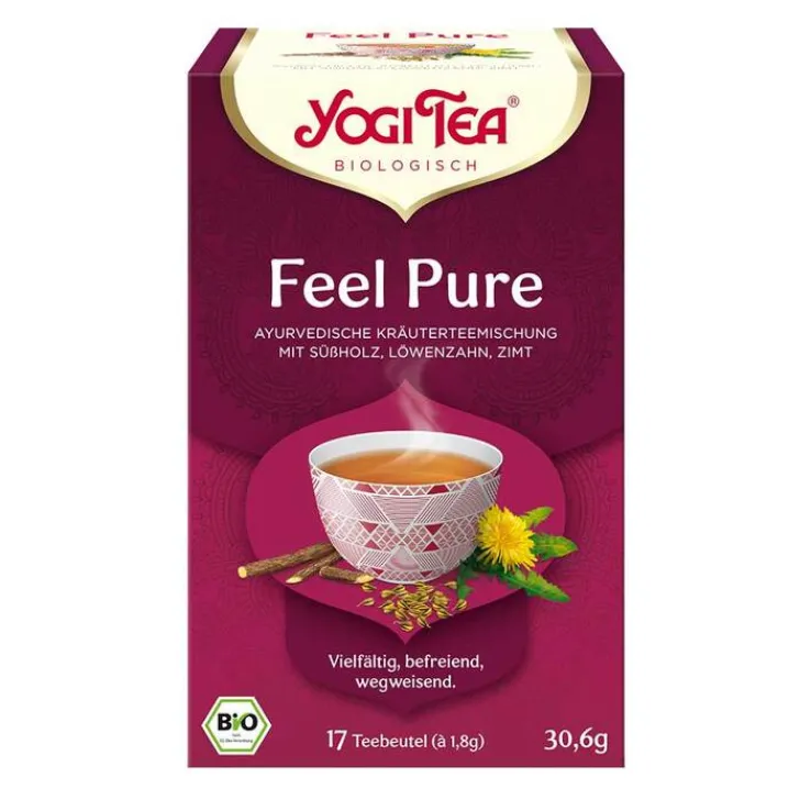 Yogi Tea Feel Pure Bio Teebeutel, 17X1.8 g