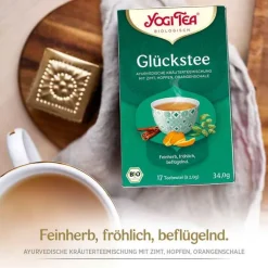 Yogi Tea Glückstee Bio, 17X1.8 g