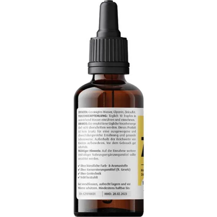 Zink Tropfen 15 mg ionisiert, 50 ml