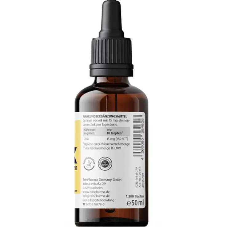 Zink Tropfen 15 mg ionisiert, 50 ml